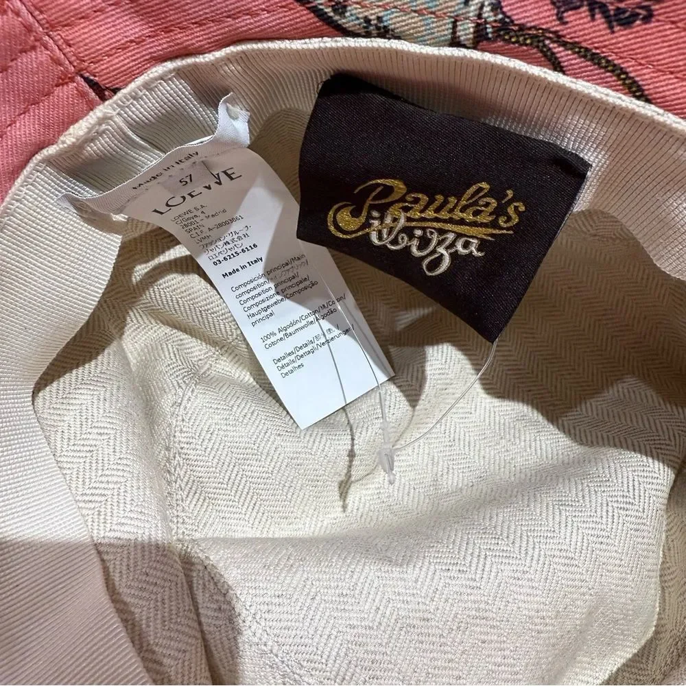 Loewe Coral Bucket Hat with Logo Strap - Picture 5 of 9